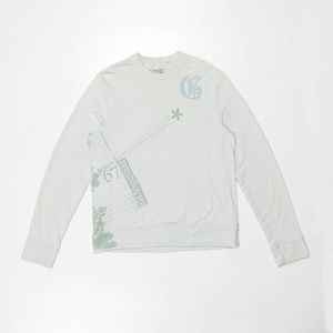 Long Sleeve Pull Over Chenille Patched Spellout